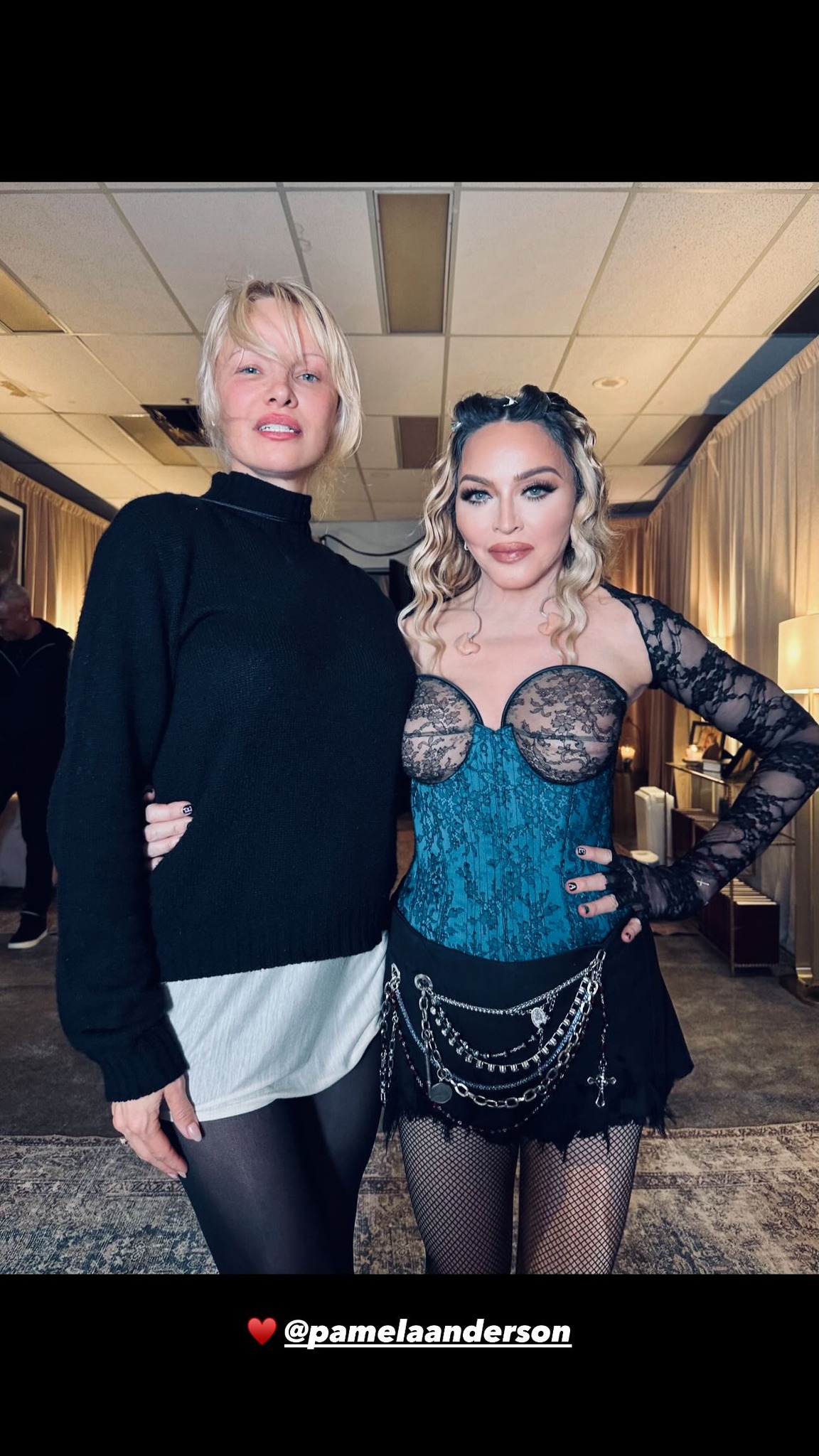 Madonna και Pamela Anderson
