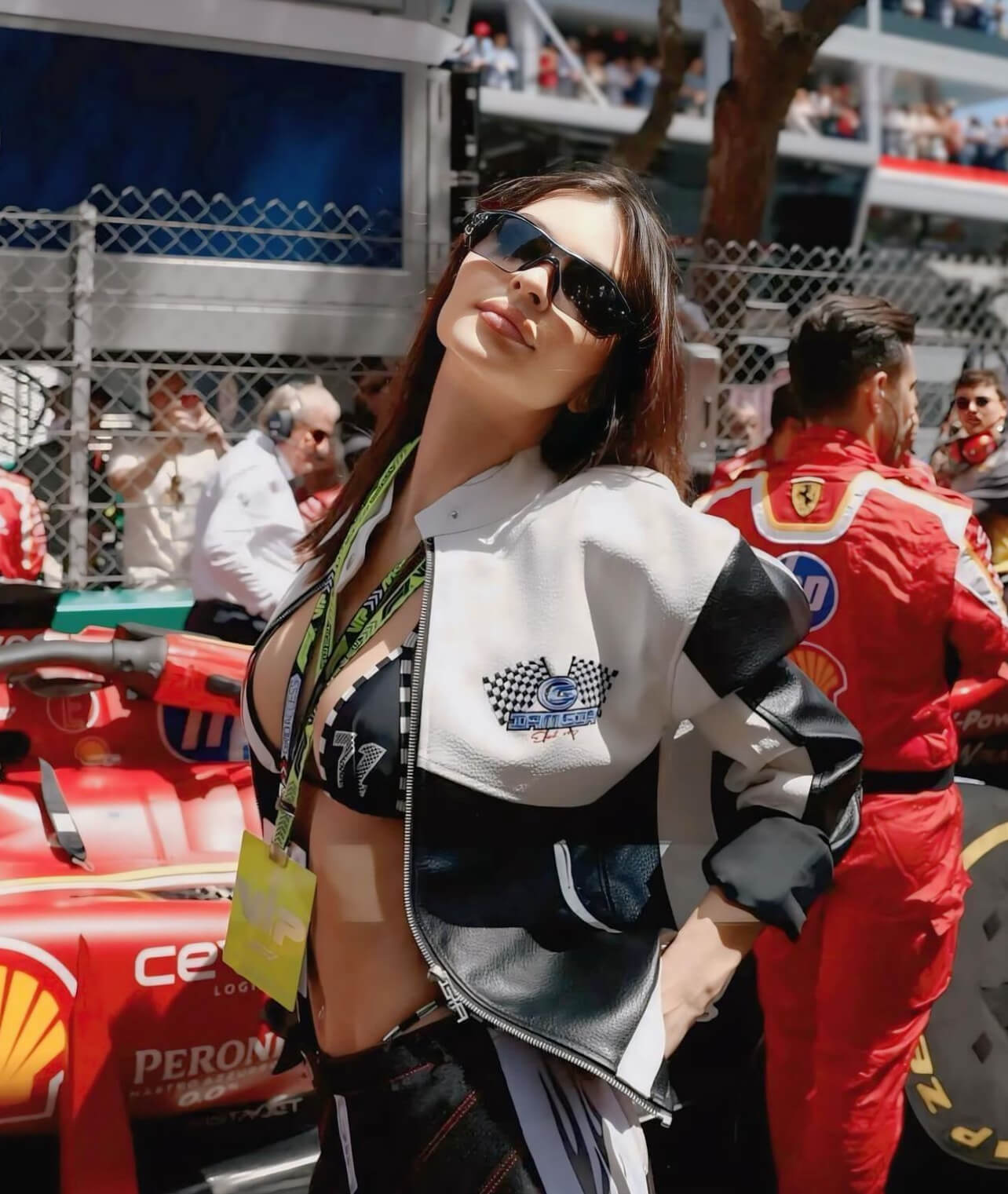 Η Emrata στο Grand Prix