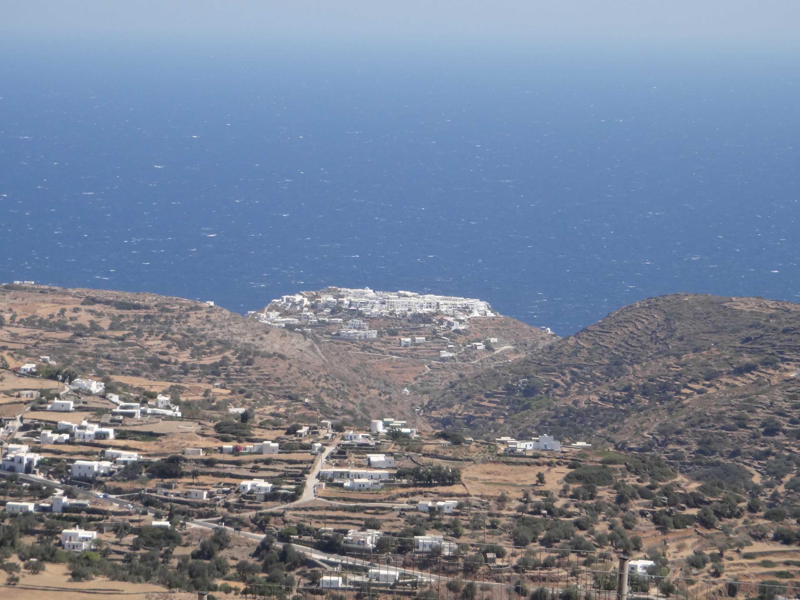 Κάστρο Σίφνου από τον προφήτη Ηλία