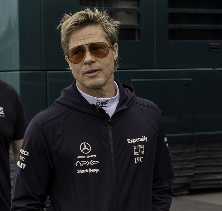 O Brat Pitt βρέθηκε στη φόρμουλα 1 στο F1 Belgium Grand Prix 2024 στις 25 Ιουλίου στην περιοχή Spa-Francorchamps, στο Βέλγιο.