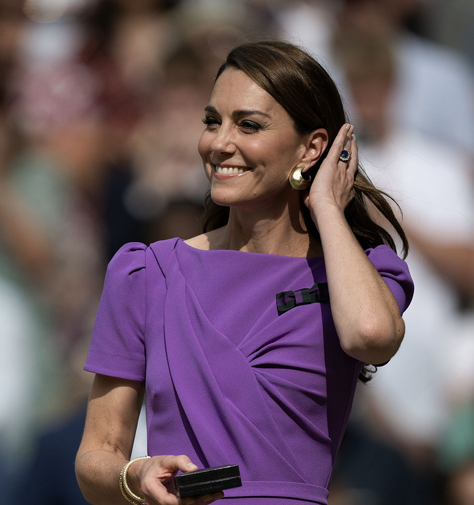 H Kate Middleton στο Wimbledon 2024 για να παρακολουθήσει τον τελικό αγώνα τένις.