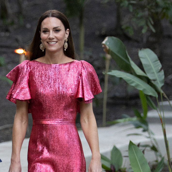 H Kate Middleton φτάνει προσκεκλημένη σε εκδήλωση στην Belize στις 21 Μαρτίου 2022.