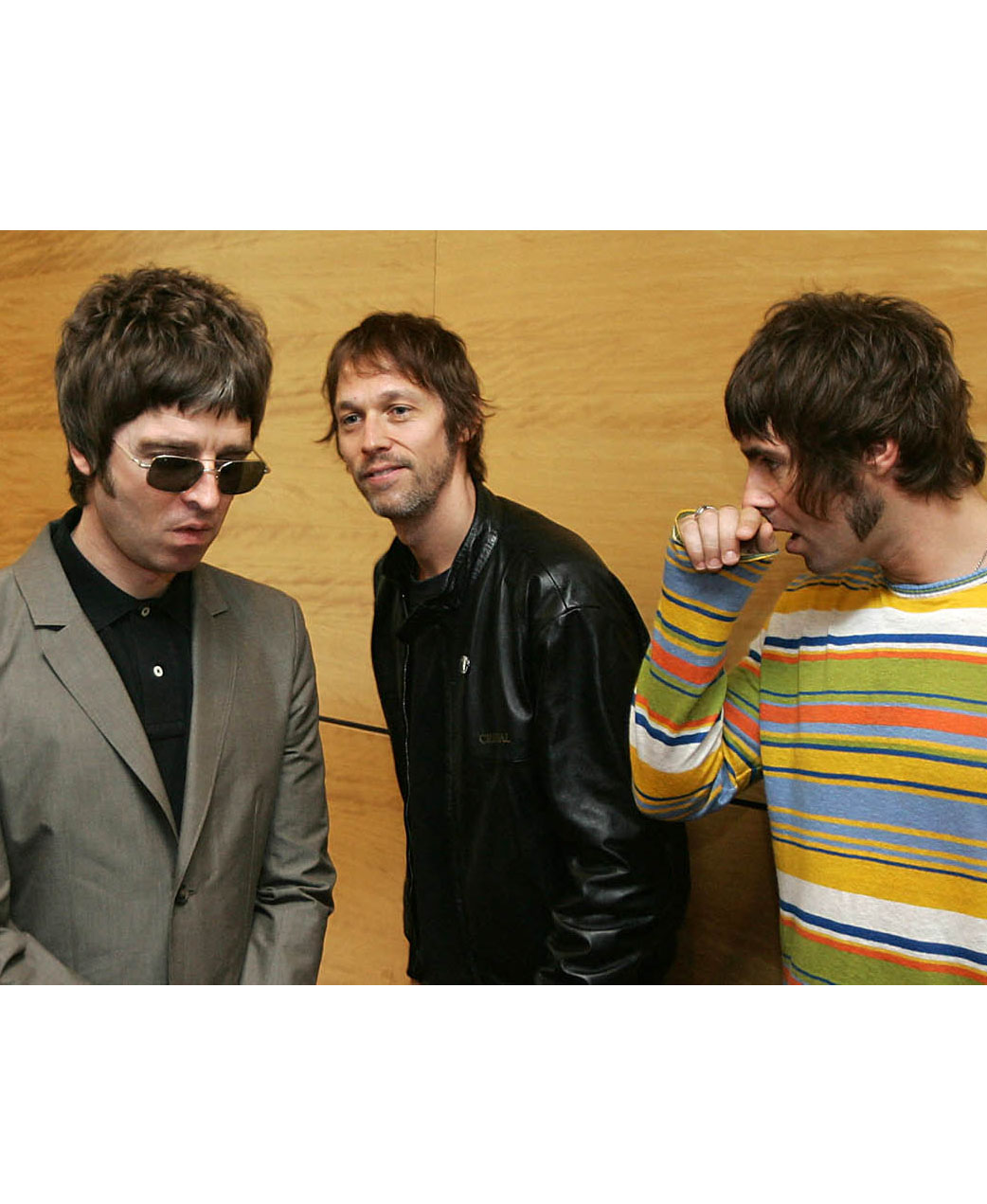 Ο Noel Gallagher, ο Andy Bell και ο Liam Gallagher