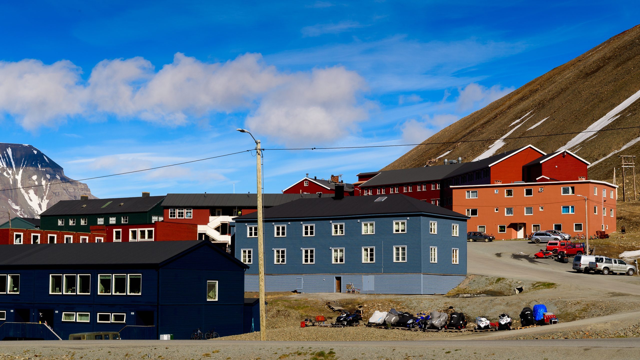 Σπίτια στο Longyearbyen, Svalbard, στη Νορβηγία.