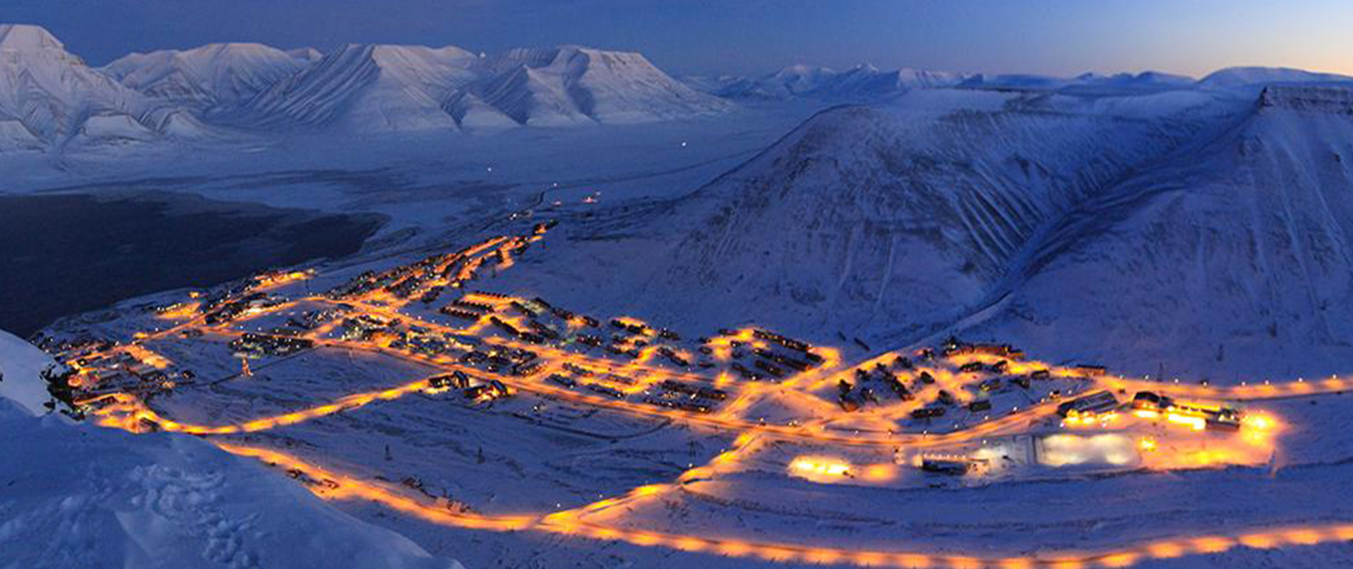 Η περιοχή Longyearbyen-Svalbard στη Νορβηγία.