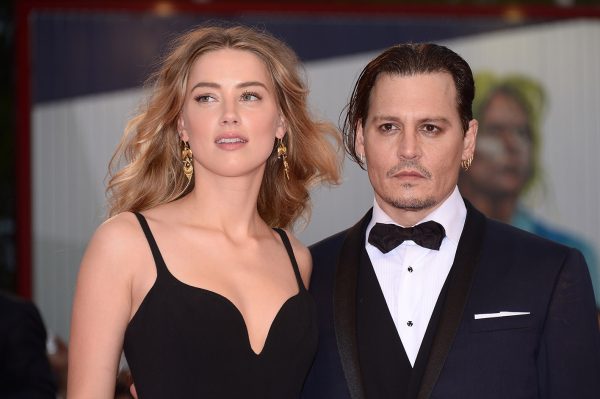 O Johnny Depp και η Amber Heard στην πρεμιέρα της ταινίας 'Black Mass' στο 72ο Κινηματογραφικό Φεστιβάλ της Βενετίας στις 4 Σεπτεμβρίου 2015.